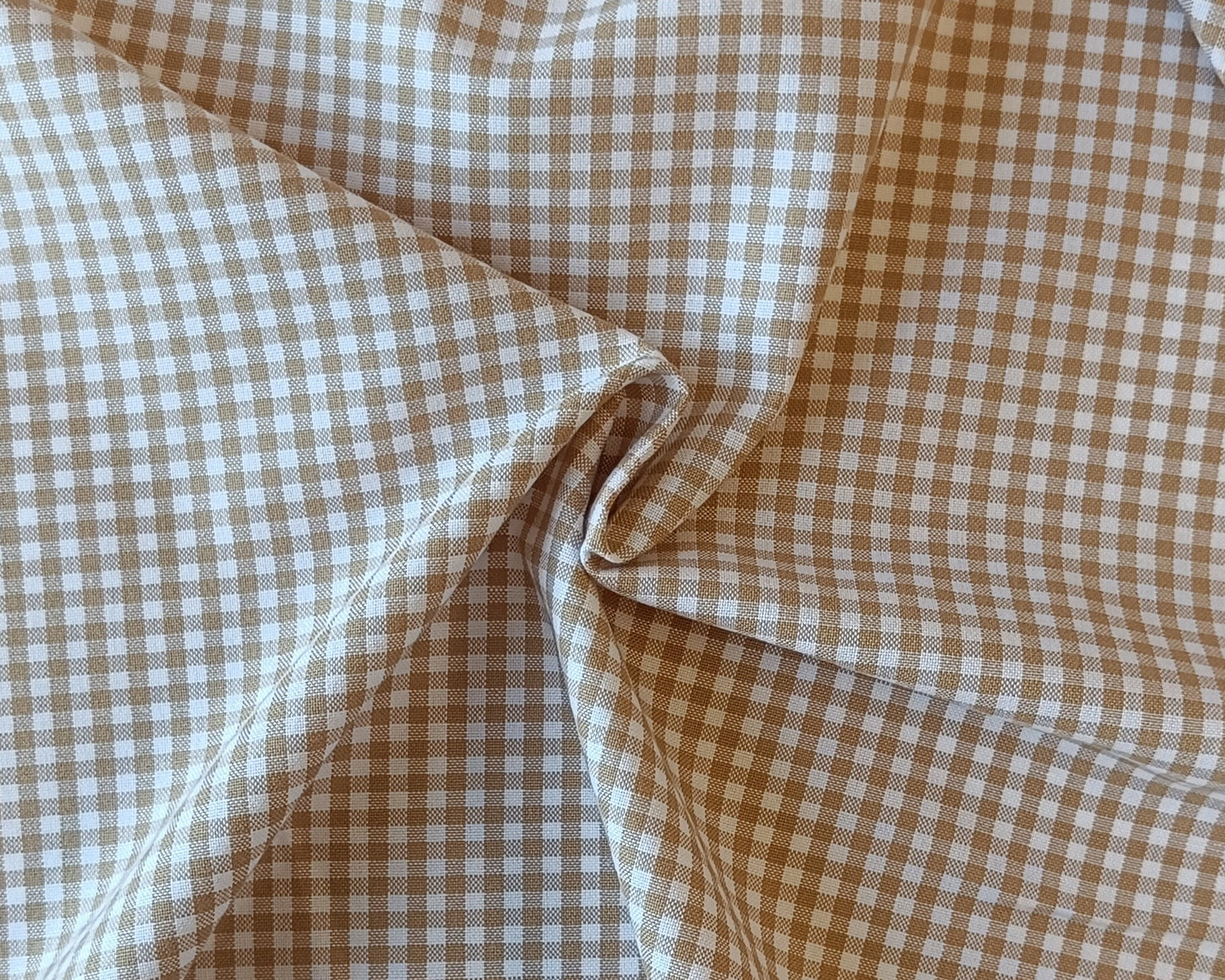 Toile de coton - Vichy 1/8" (2 couleurs)