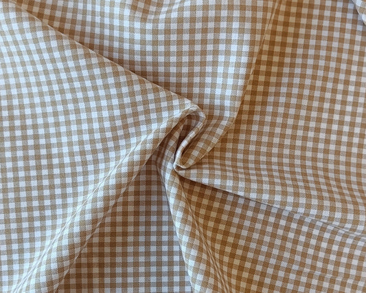 Toile de coton - Vichy 1/8" (2 couleurs)