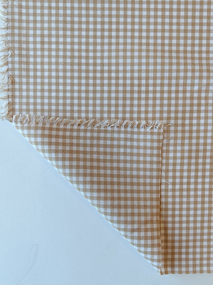 Toile de coton - Vichy 1/8" (2 couleurs)