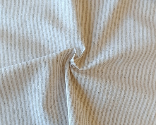 Toile de lin/coton - Rayé (3 couleurs)
