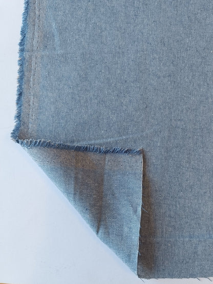 Chambray de lin/coton (5 couleurs)