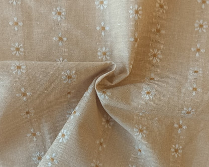 Jacquard de coton - Marguerites