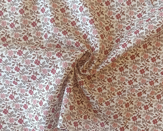 Coton à courtepointe - Fleurs vintage