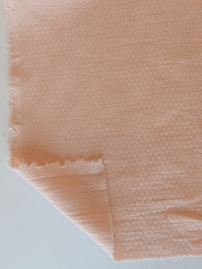 Coton texturé - Rose