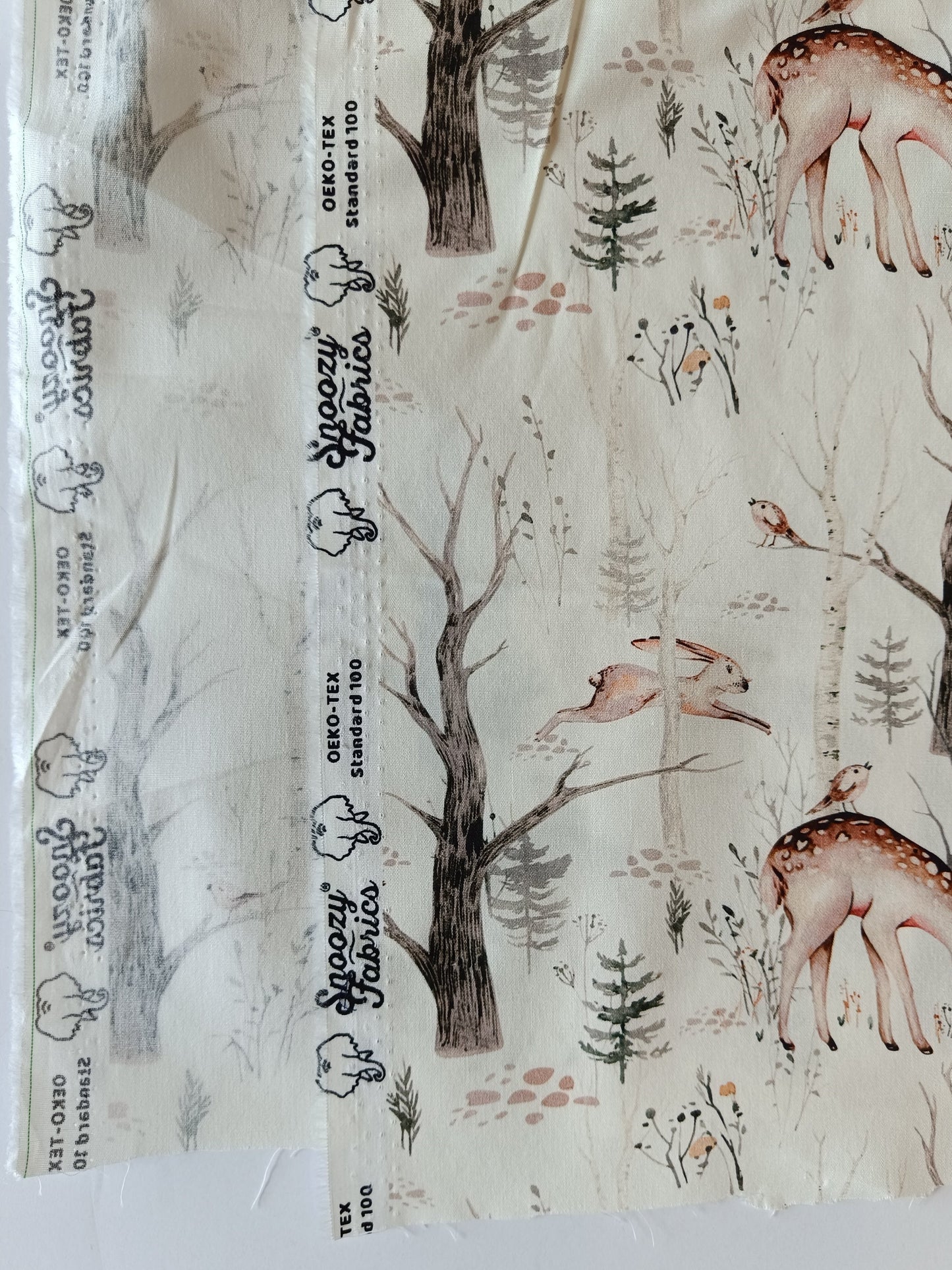Coton à courtepointe - Habitants de la forêt