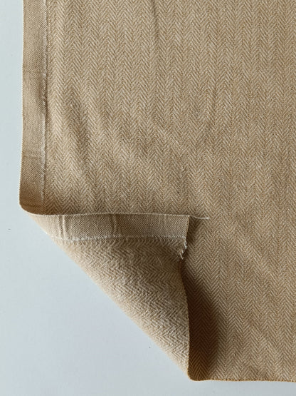 Flanelle de coton - Chevrons beige