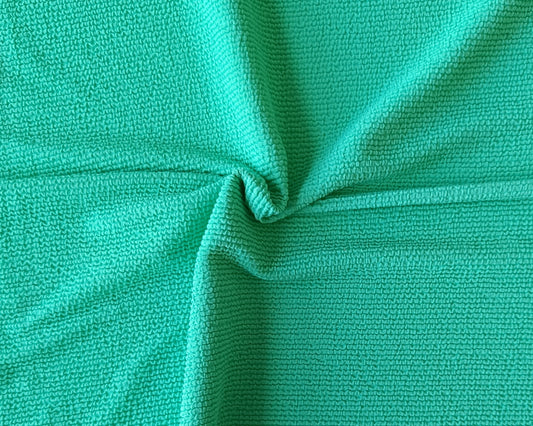 Tissu à maillot texturé - Aqua
