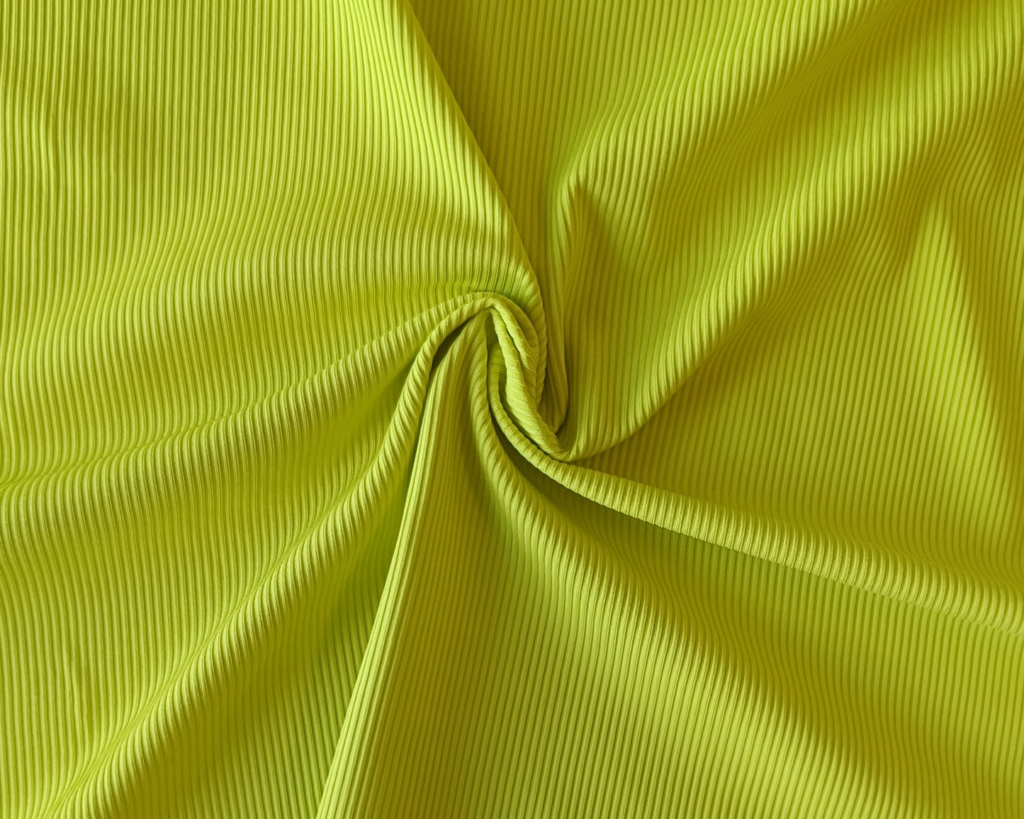 Tissu à maillot côtelé - Jaune chartreuse