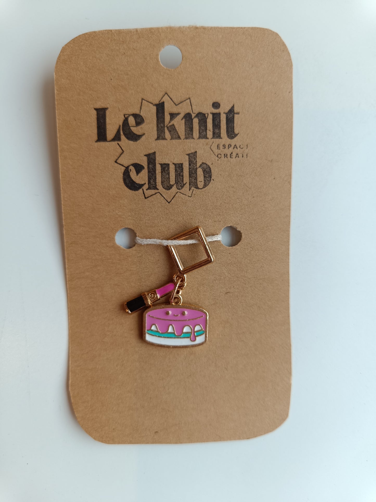 Marqueur de mailles "gâteau" - Le knit club