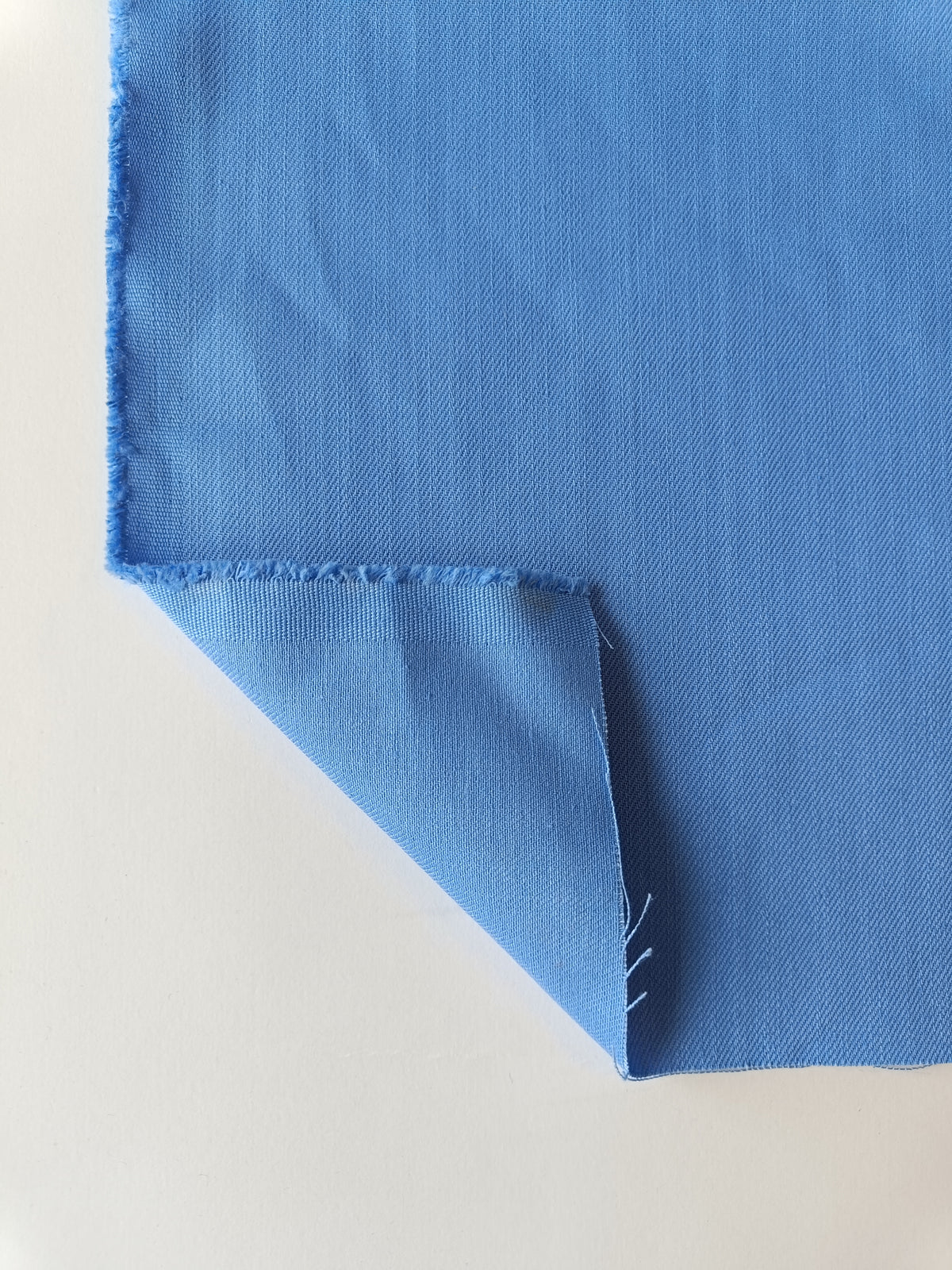 Sergé de coton - Bleu clair