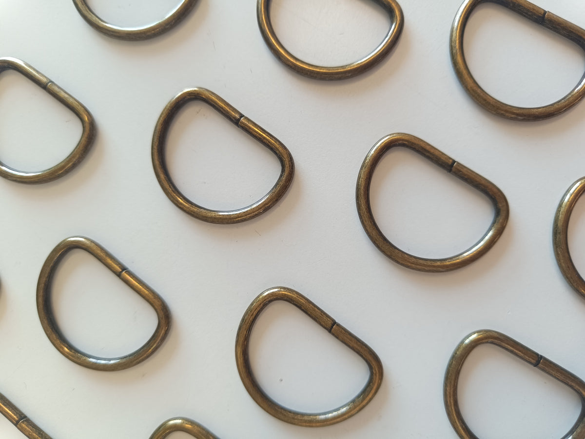 Metal D-ring - 25mm