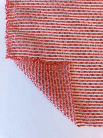Organza - Pointillés corail