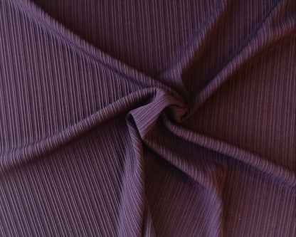 Tricot côtelé - Prune