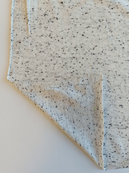Jersey confetti - Noir et blanc