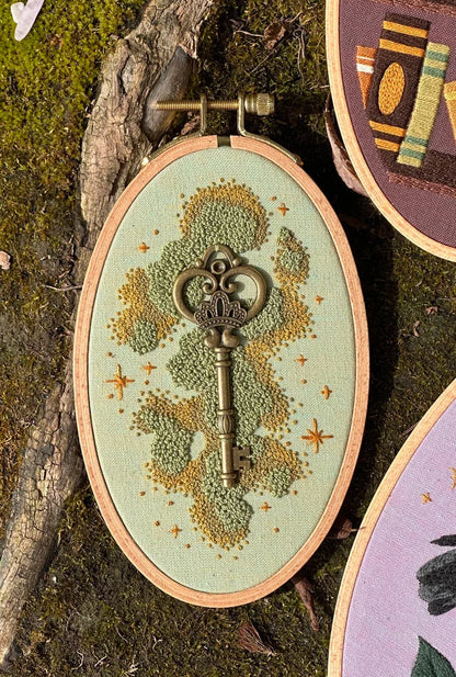 Ensemble de broderie - Clé enchantée - BRODÉ SERRÉ