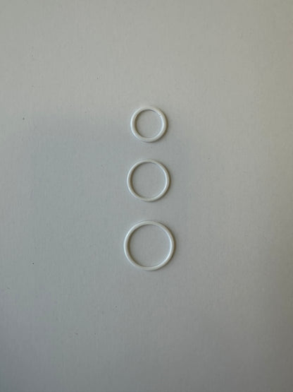 Anneau pour bretelles - 3 couleurs - 11mm à 20mm