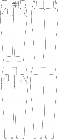 Lazo Trousers - Patron PDF - Thread Theory