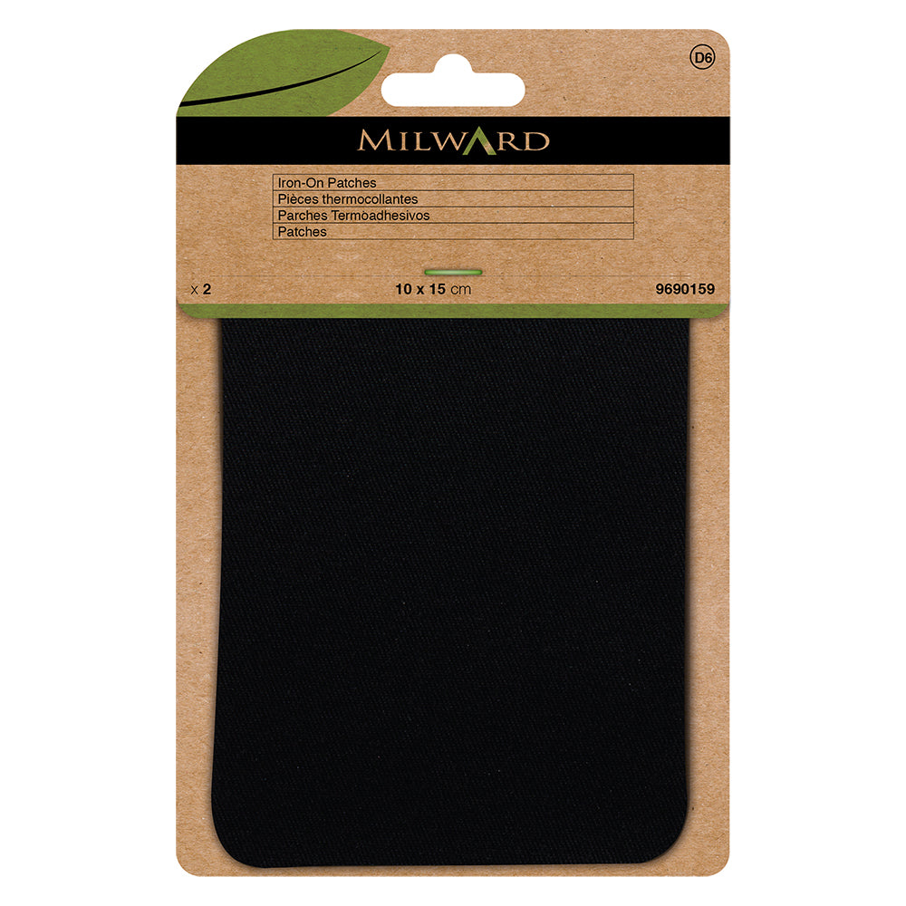 2 patchs thermocollants en coton - MILWARD