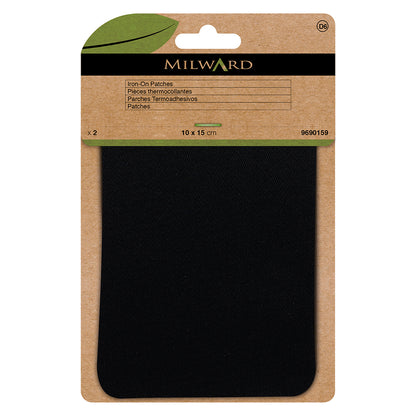 2 patchs thermocollants en coton - MILWARD
