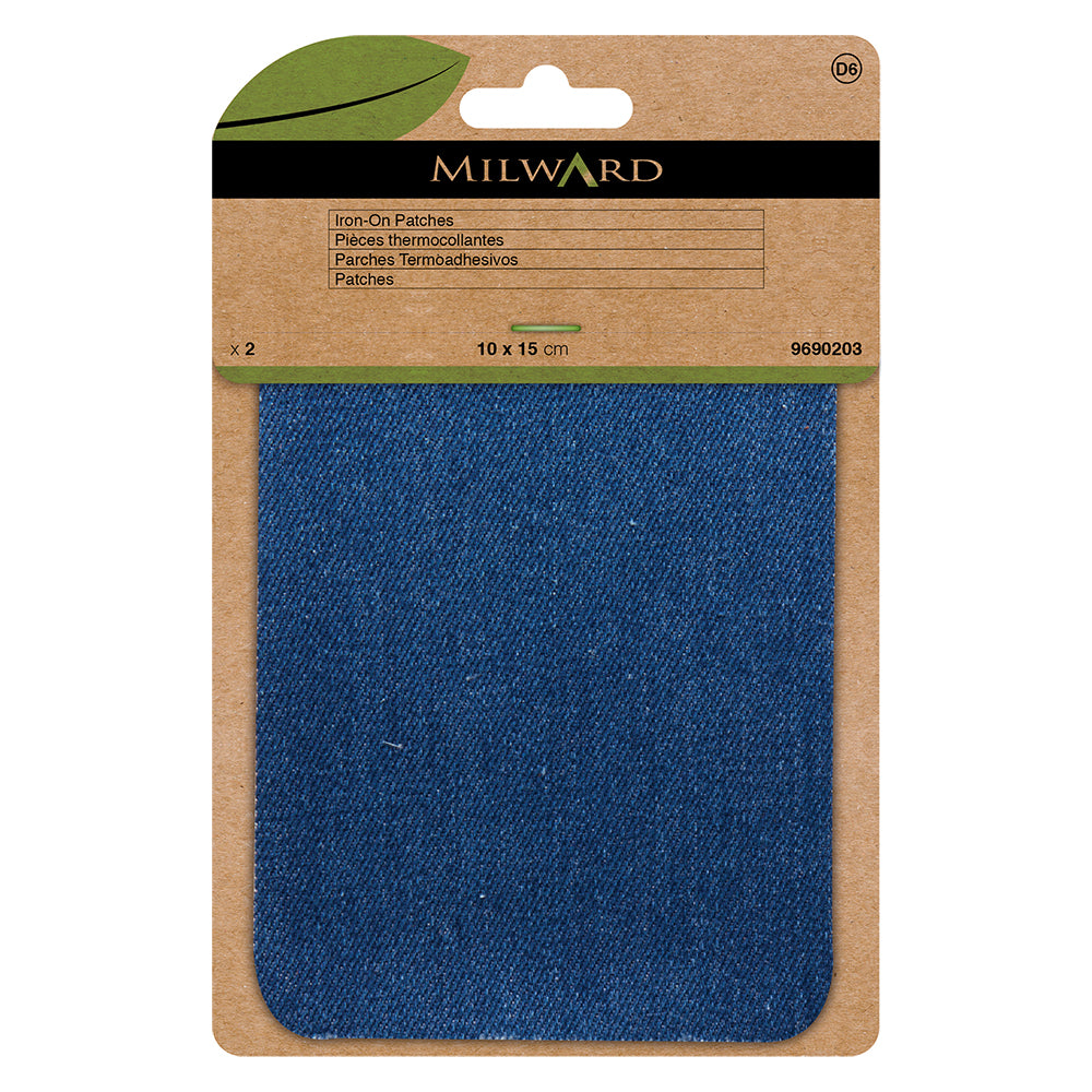 2 patchs thermocollants en coton - MILWARD
