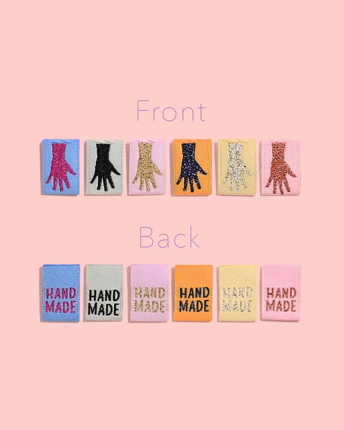 Étiquettes "Metallic mini hands" - KATM