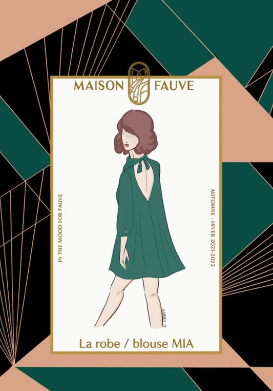 Mia Dress / Blouse - Paper Pattern - Maison Fauve