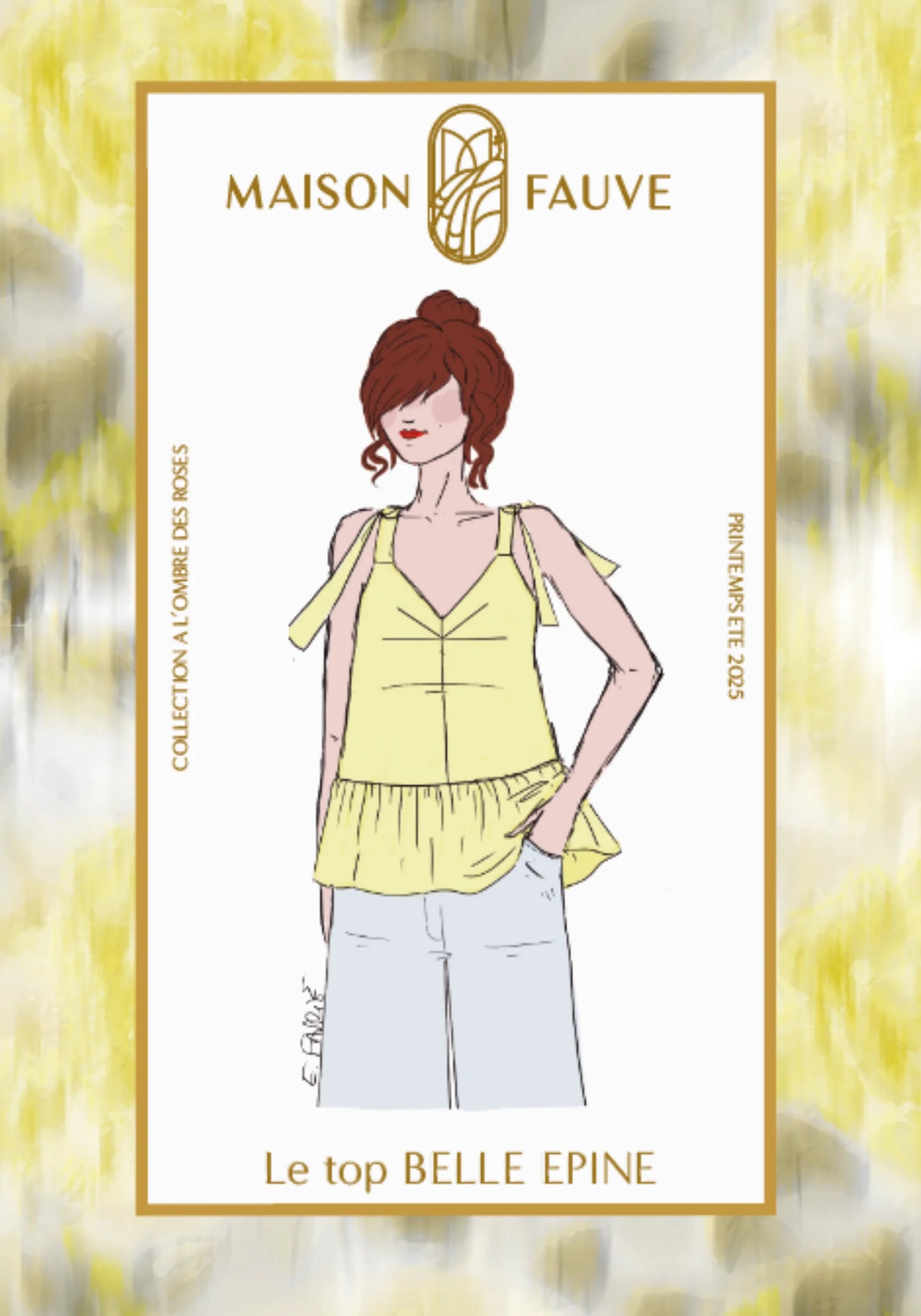 Top Belle Épine - Patron papier - Maison Fauve
