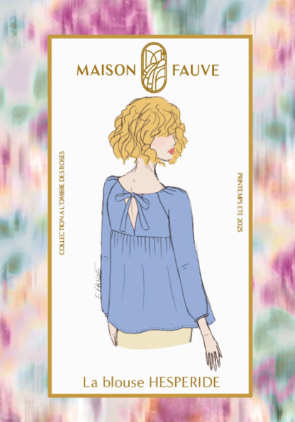 Blouse Hespéride - Patron papier - Maison Fauve