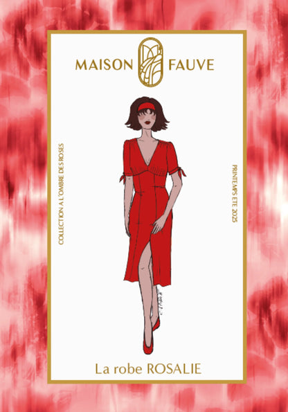 Robe Rosalie - Patron papier - Maison Fauve