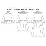 Ethel Blouse/Dress - Paper Pattern - P&amp;M pattern