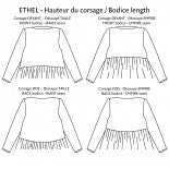 Ethel Blouse/Dress - Paper Pattern - P&amp;M pattern