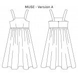 Muse Dress/Top - Paper Pattern - P&amp;M pattern