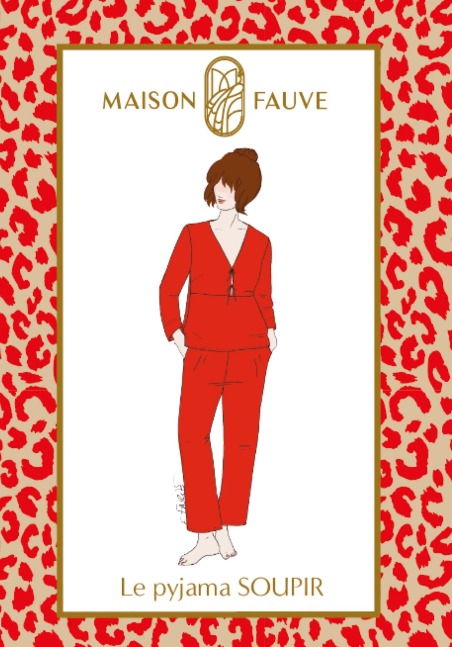 Pyjama Soupir - Patron papier - Maison Fauve