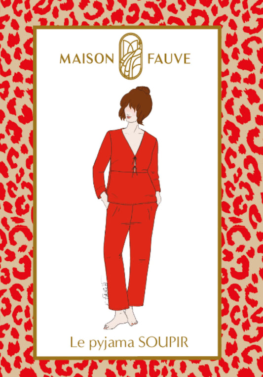 Pyjama Soupir - Patron papier - Maison Fauve