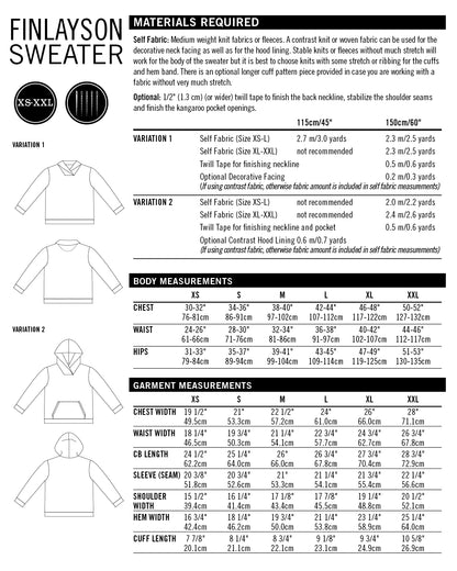 Finlayson Sweater - Patron PDF - Thread Theory