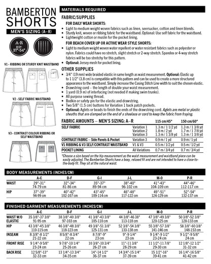 Bamberton Shorts - PDF Pattern - Thread Theory