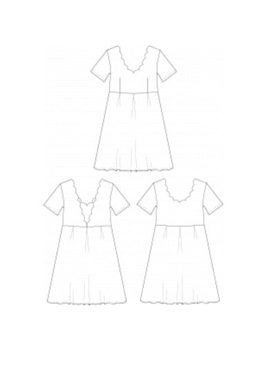 Zita dress - Paper pattern - Cha'Coud 