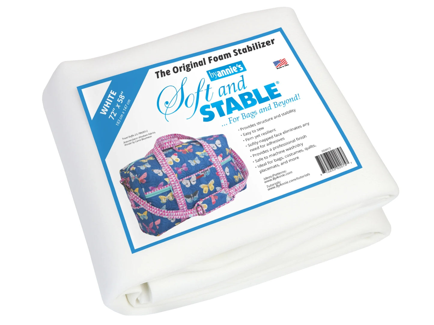 Soft and Stable By Annie's - Stabilisateur blanc - 72"x58"
