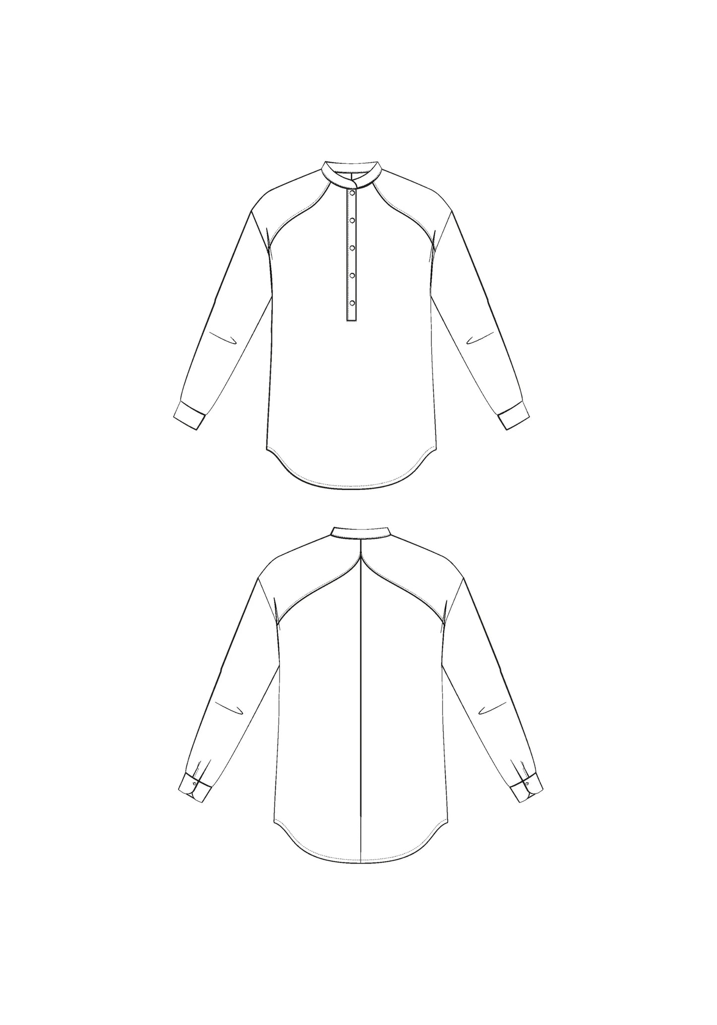 Chemise Vittoria - Patron papier - Maison Fauve