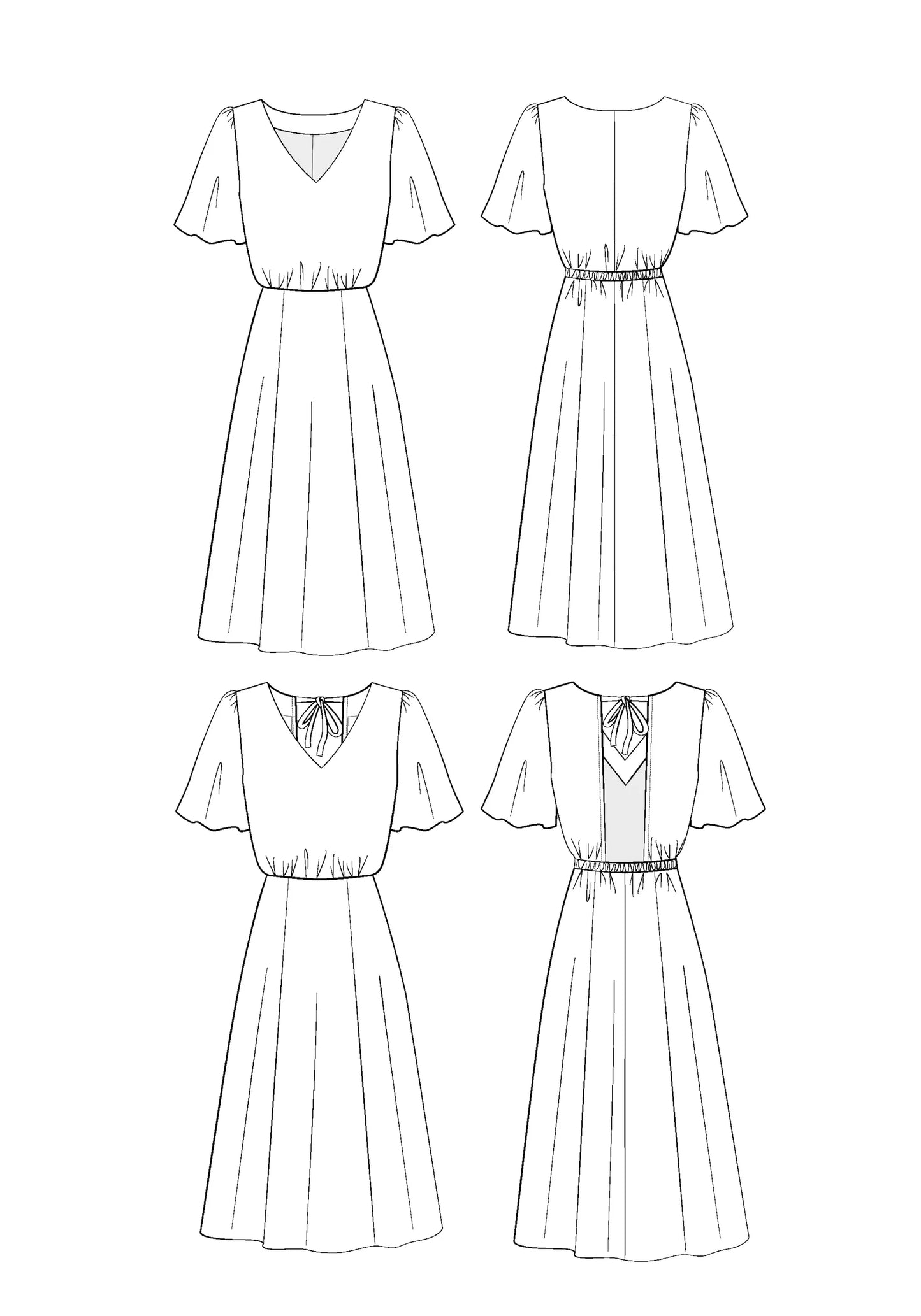 Robe Cuba libre - Patron papier - Maison Fauve