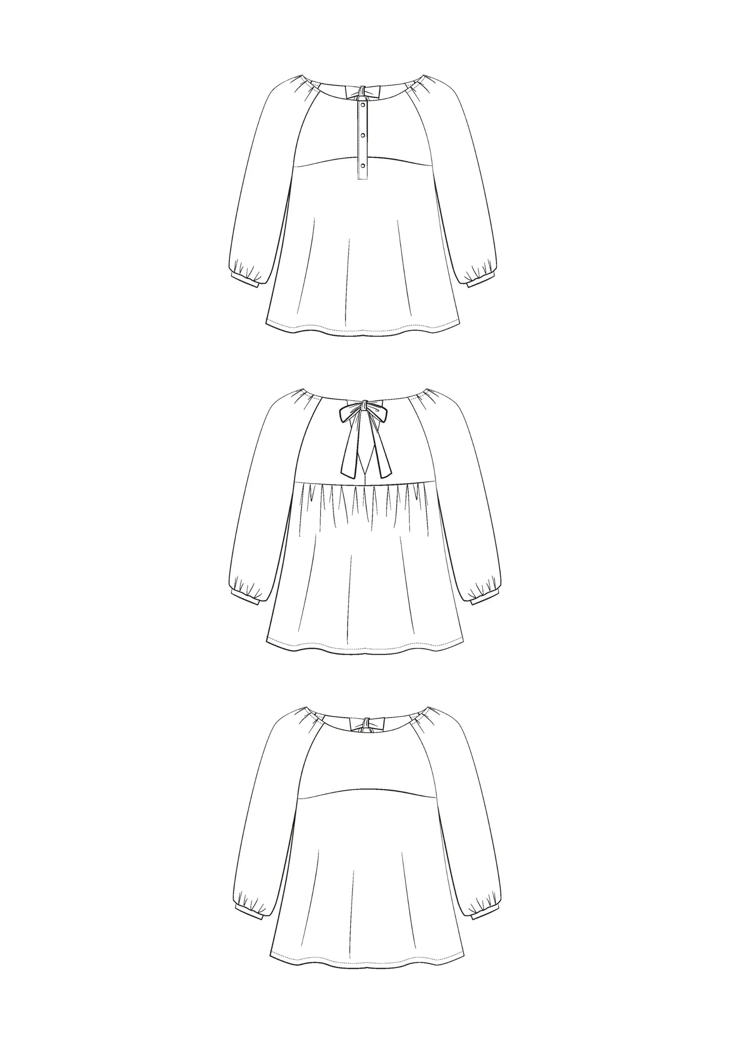 Blouse Hespéride - Patron papier - Maison Fauve