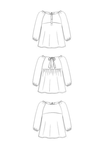 Blouse Hespéride - Patron papier - Maison Fauve