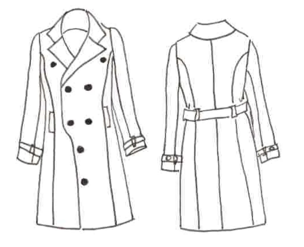 Tsar Coat - Paper Pattern - Maison Fauve