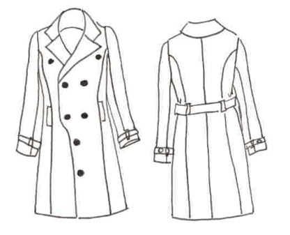 Tsar Coat - Paper Pattern - Maison Fauve