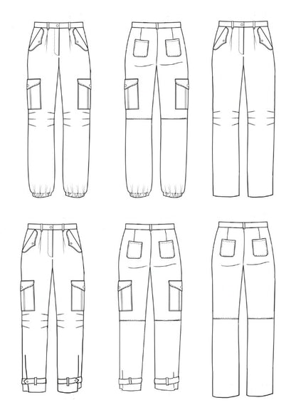 Springboard Pants - Paper Pattern - Maison Fauve