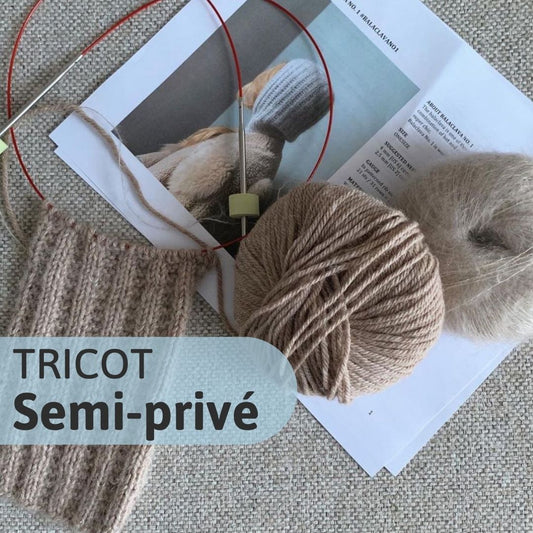 Cours de tricot Semi Privé à Montréal