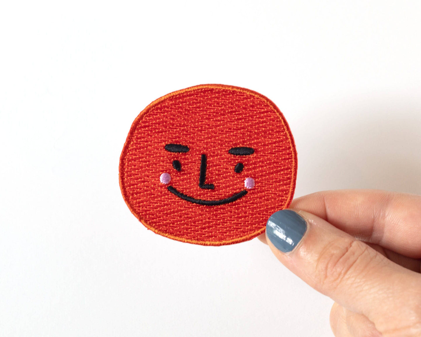 3 Smiling Faces Iron-On Patch - RippleSplash