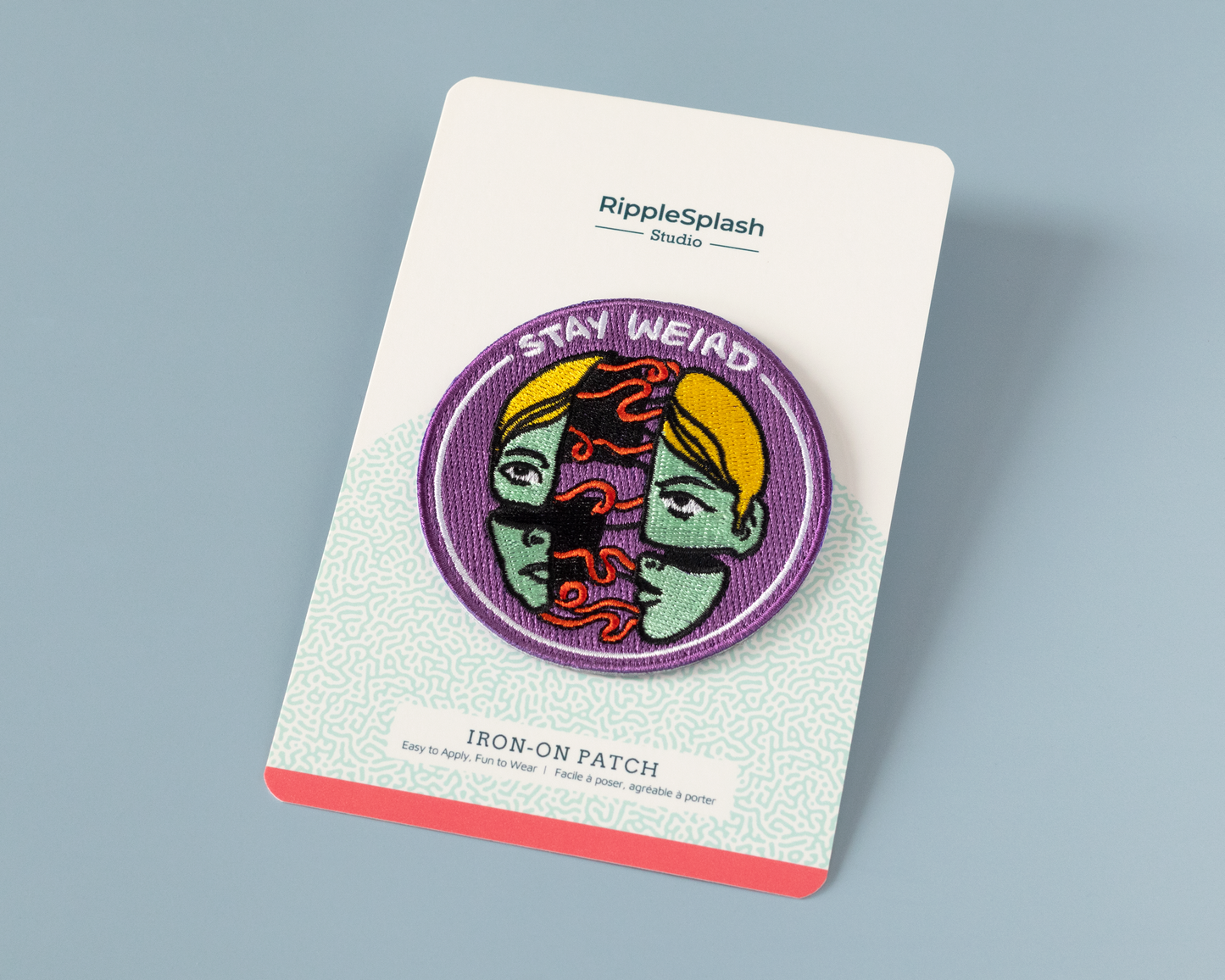 Patch thermocollant Stay weird - RippleSplash