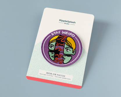 Patch thermocollant Stay weird - RippleSplash