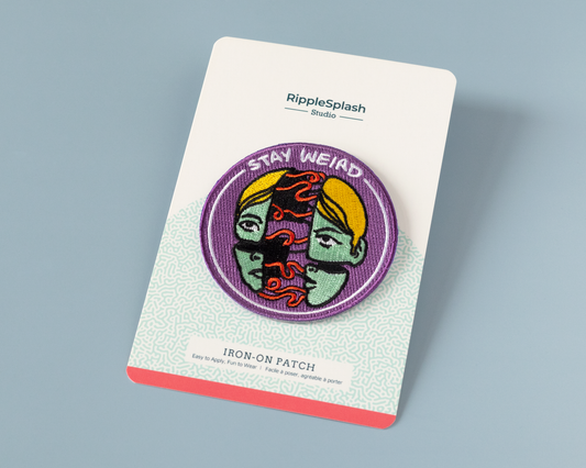 Patch thermocollant Stay weird - RippleSplash